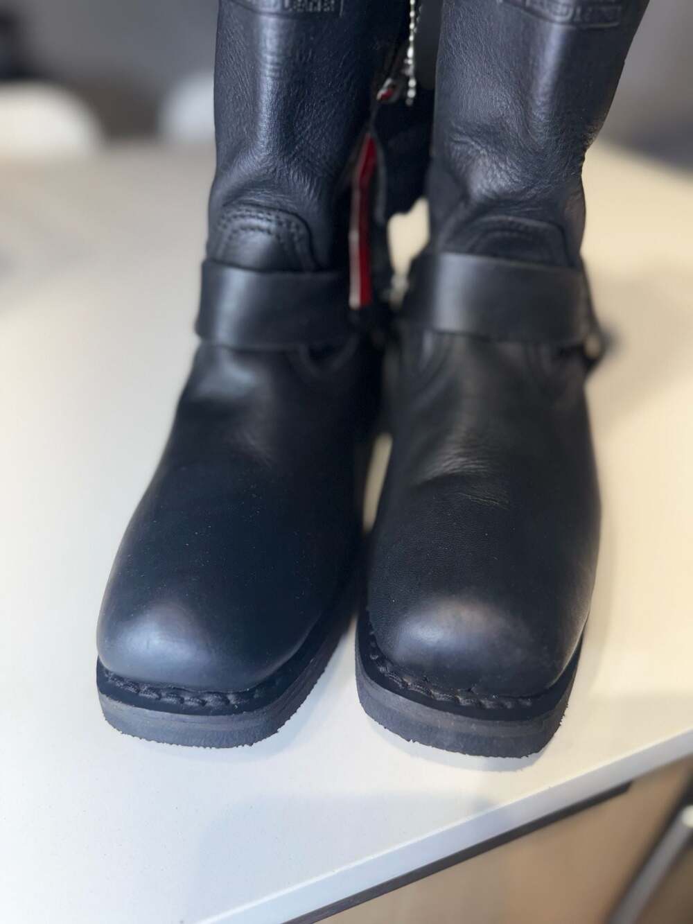 Xelement Women's 2442 Leather Motorcycle Harness Boots, Size 7 - Picture 2 of 7